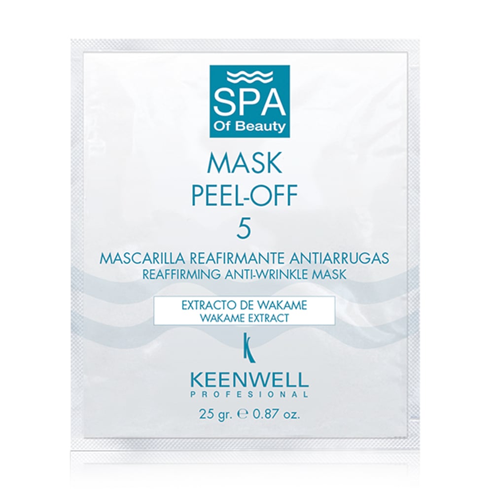Уцінка! Підтягувальна антивікова альгінатна маска для обличчя Keenwell Spa Of Beauty Peel Off Mask 5, 25 г